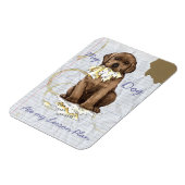 Mein Schokolade-Labrador hat meinen Lektionsplan a Magnet (Linke Seite)