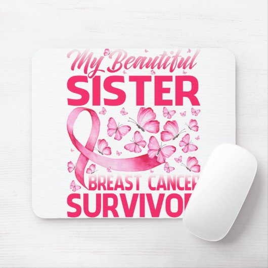 Mein schöner, Schwester Brustkrebs-Überlebender Mousepad (Mit Mouse)