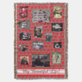 Mein schönes Leben-Familien-Vermächtnis Decke (Vorderseite Vertikal)