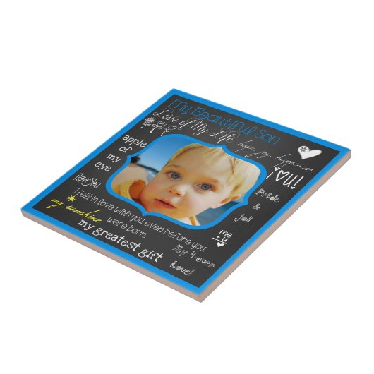 Mein schönes Sohn Foto Tile Fliese (Seite)