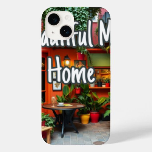 Mein schönes Zuhause Case-Mate iPhone Hülle (Rückseite)