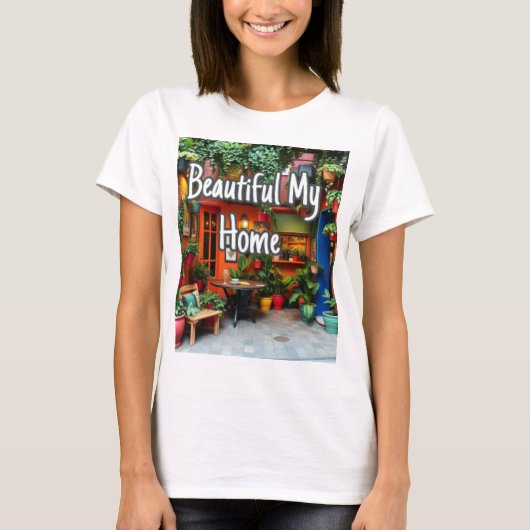 Mein schönes Zuhause T-Shirt (Vorderseite)