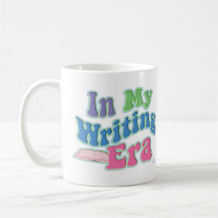 Mein Schreibzeitalter Lustiges Autorenzitat-Design Kaffeetasse