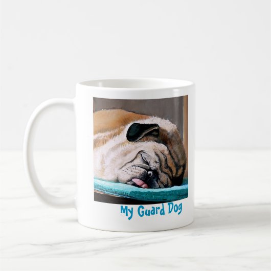 Mein Schutz-Hund Kaffeetasse (Links)