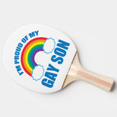 Mein Schwanz Tischtennis Schläger (Seitenansicht)