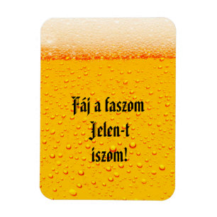 Mein Schwanz tut weh Ich trinke Jelen! Kühlschrank Magnet