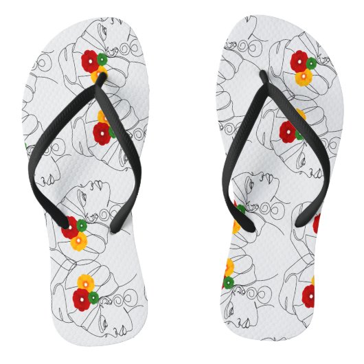 Mein Schwarz ist schön Badesandalen (Fußbett)