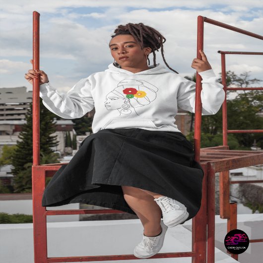 Mein Schwarz ist schön Hoodie