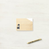 Mein schwarzer Labrador aß meine Hausaufgaben Post-it Klebezettel (Auf Schreibtisch)