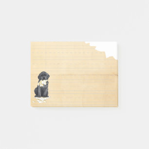 Mein schwarzer Labrador aß meine Hausaufgaben Post-it Klebezettel