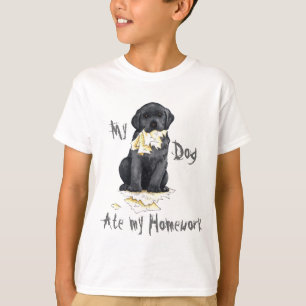 Mein schwarzer Labrador aß meine Hausaufgaben T-Shirt
