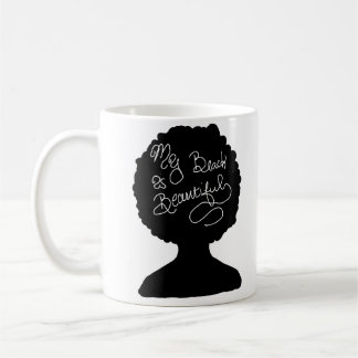 Mein Schwarzes ist schön Kaffeetasse