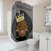 Mein Schwarzes ist schöner Duschvorhang (Beispiel)