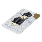 Mein schwarzes Labor hat meinen Lektionsplan aufge Magnet (Linke Seite)