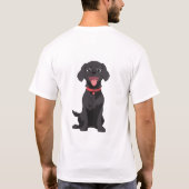 Mein schwarzes Labor ist mein bester Freund T-Shirt (Rückseite)