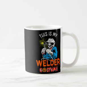 Mein Schweißer-Kostüm Halloween Horror Schweißer W Kaffeetasse