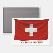 Mein Schweizer Küchenmagnet Magnet (Vorderseite/Rückseite)