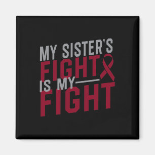 Mein Schwester kämpft gegen die Anämie der Sichelz Magnet