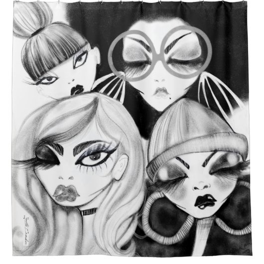 Mein Schwester-Wächter-Duschvorhang Duschvorhang (Vorderseite)