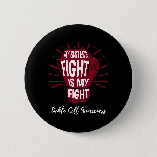 Mein Schwesterkampf ist mein Kampfflugzeug Button (Vorderseite)