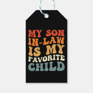 Mein Schwiegersohn ist mein Lieblingskind Familien Geschenkanhänger