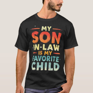 Mein Schwiegersohn ist mein Lieblingskind Retro-De T-Shirt