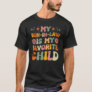 Mein Schwiegersohn ist mein Lieblingskind Retro Gr T-Shirt