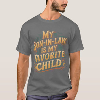 Mein Schwiegersohn ist mein Lieblingskind Retro Lu T-Shirt