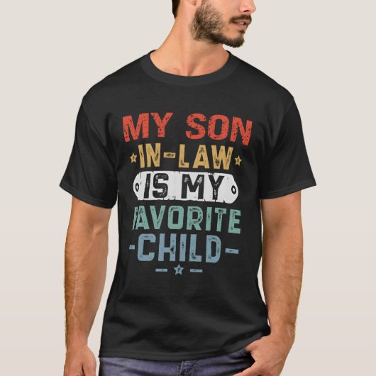 Mein Schwiegersohn ist meine liebste Mama für Kind T-Shirt (Vorderseite)