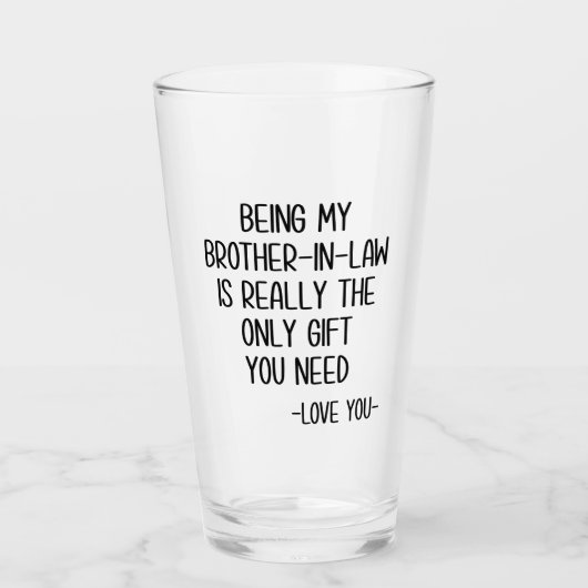 Mein Schwiegersohn ist wirklich das einzige Gesche Glas (Vorderseite)