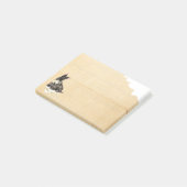 Mein Scottie aß meine Hausaufgaben Post-it Klebezettel (angewinkelt)