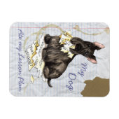 Mein Scottie Ate my Lessingplan Magnet (Horizontal)