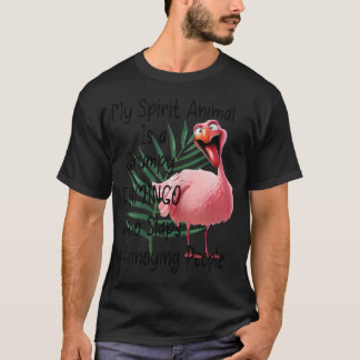 Mein Seelenverwandter Ist Ein Mürrischer Flamingo, T-Shirt