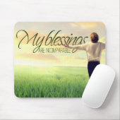 "Mein Segen" Motivation Affirmation Mousepad (Mit Mouse)