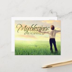 "Mein Segen" Motivation Affirmation Postkarte
