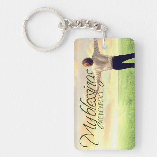 "Mein Segen" Motivation Affirmation Schlüsselanhänger (Vorderseite)