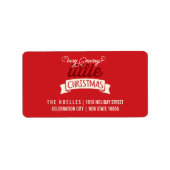 Mein sehr frohes kleines Weihnachtskind 1. Weihnac Adressaufkleber (Vorne)