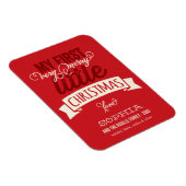 Mein sehr frohes kleines Weihnachtskind 1. Weihnac Magnet (Rechte Seite)