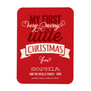 Mein sehr frohes kleines Weihnachtskind 1. Weihnac Magnet