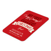 Mein sehr frohes kleines Weihnachtskind 1. Weihnac Magnet (Linke Seite)