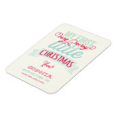 Mein sehr frohes kleines Weihnachtskind 1. Weihnac Magnet (Linke Seite)