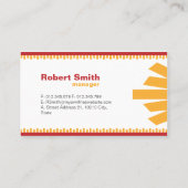 Mein Selbst brät Visitenkarte (Rückseite)