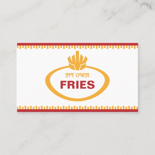 Mein Selbst brät Visitenkarte (Vorderseite)