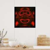 Mein selbst gemachter Roboter-gerahmtes Plakat (Küche)