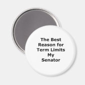 Mein Senator, das MUSEUM Zazzle Geschenke Magnet (Vorderseite/Rückseite)