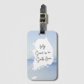 Mein SEOUL ist in SÜDKOREA Gepäckanhänger (Vorderseite Vertikal)