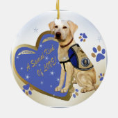 Mein Service-Hund eine spezielle Art Keramikornament (Hinten)