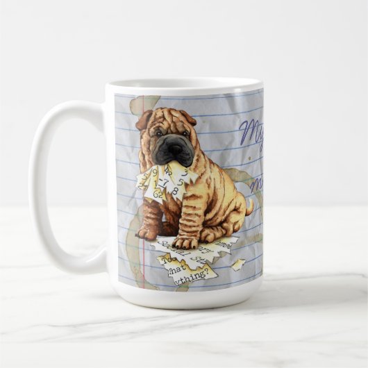 Mein Shar-Pei Ate mein Lektionsplan Kaffeetasse (Links)