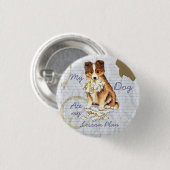 Mein Sheltie Ate my Lessingplan Button (Vorne & Hinten)