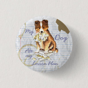 Mein Sheltie Ate my Lessingplan Button